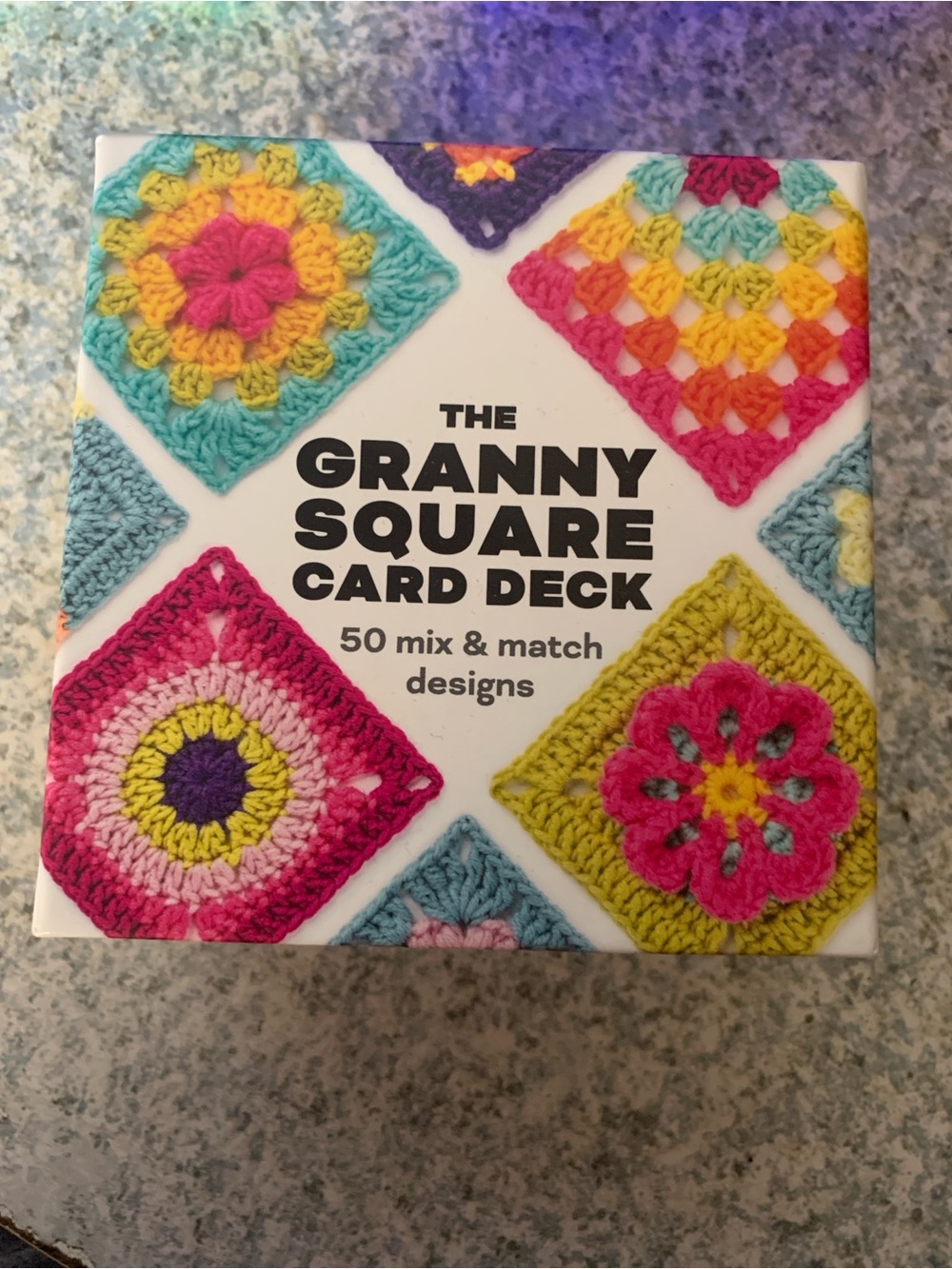 The Granny Square Card Deck 50 Mix and Match Designs Crochet Patterns